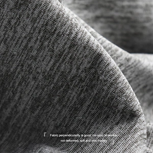 knitted marl cationic polyester spandex fabric