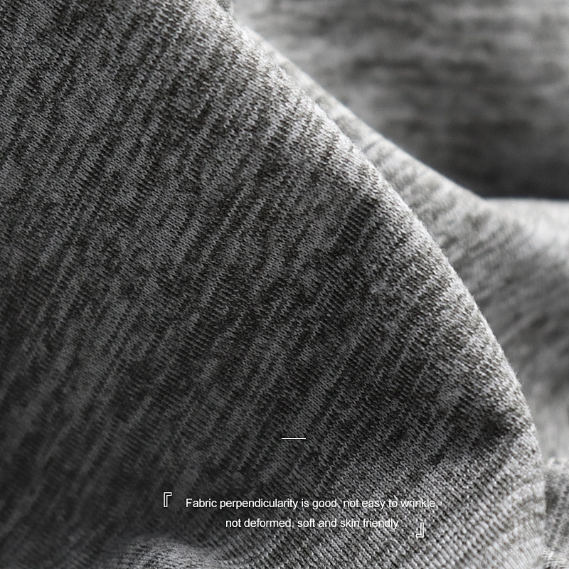 knitted marl cationic polyester spandex fabric
